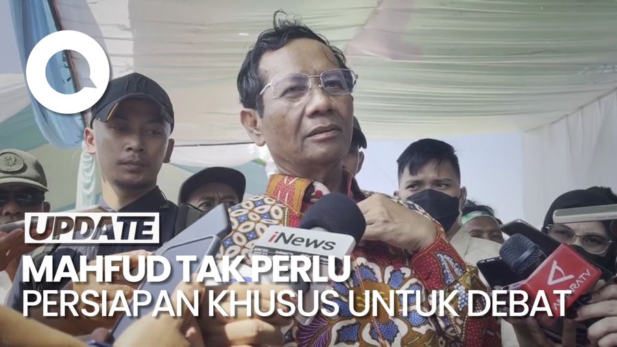 Mahfud Md: Saya Tak Merasa Debat Itu Harus Dipersiapkan Khusus