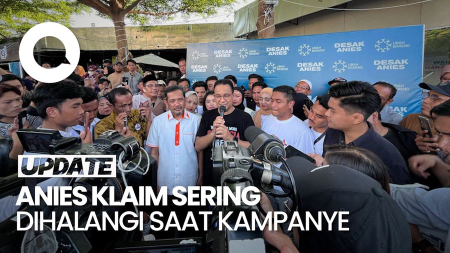 Ngaku Kampanyenya Sering Dihalangi, Anies Singgung Netralitas ASN