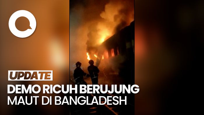 Pedemo Bakar Kereta di Bangladesh, Ibu dan Anak Tewas Terpanggang