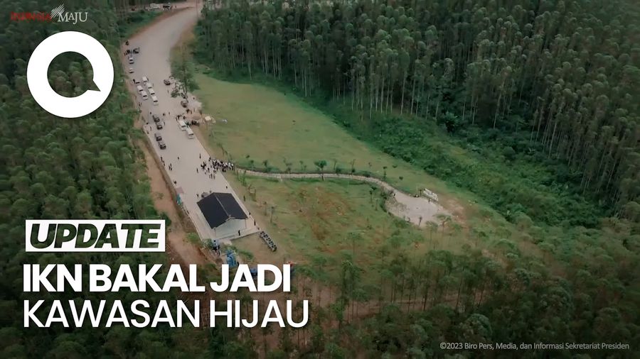 Jokowi: Tak Ada Ibu Kota di Negara Manapun Sehijau Nusantara