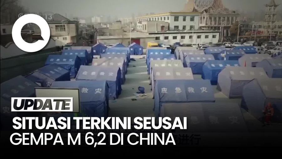 Musim Dingin Jadi Mimpi Buruk Bagi Pengungsi Gempa China