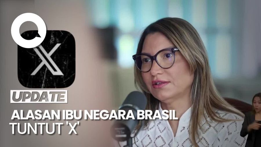 Ibu Negara Brasil Bakal Tuntut Platform X Elon Musk