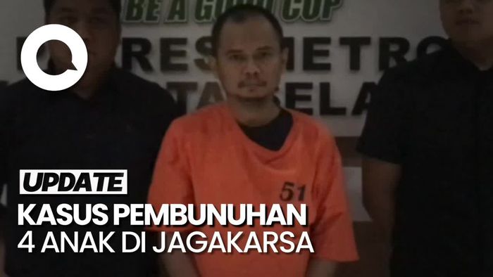 Panca Pembunuh 4 Anak di Jagakarsa Resmi Ditahan!