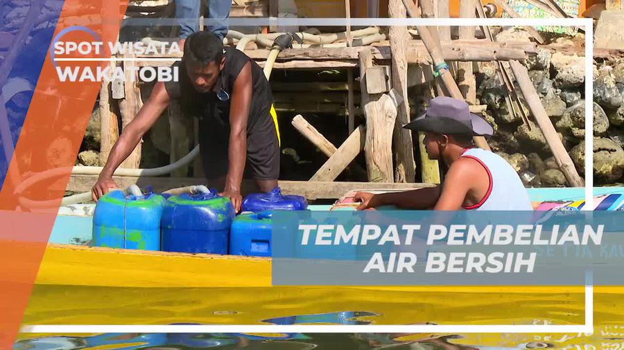 Tiba di Tempat Pembelian Air Bersih Wakatobi