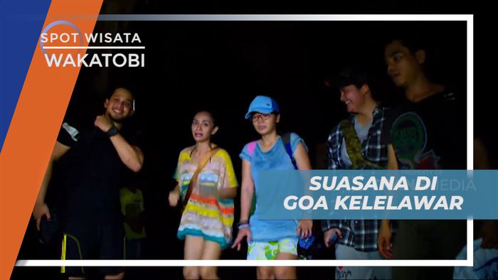 Sensasi Berada di Bagian Dalam Goa Kelewar, Wakatobi