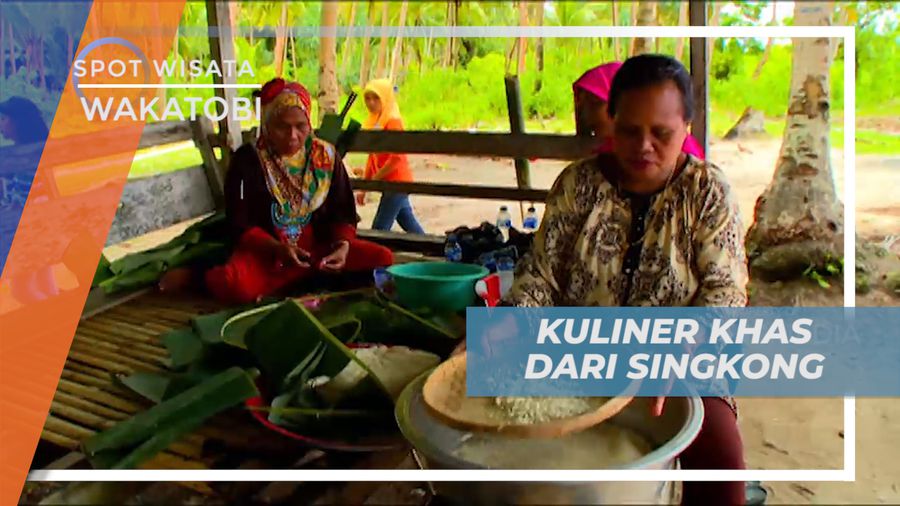 Belajar Membuat Jajanan Tombole Berbahan Dasar Singkong Khas Wakatobi