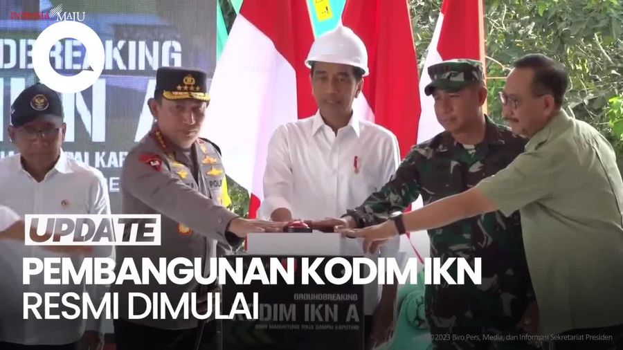 Jokowi Mulai Pembangunan Kodim IKN: Jangan Banyak Tebang Pohon Jokowi Mulai Pembangunan Kodim IKN: Jangan Banyak Tebang Pohon