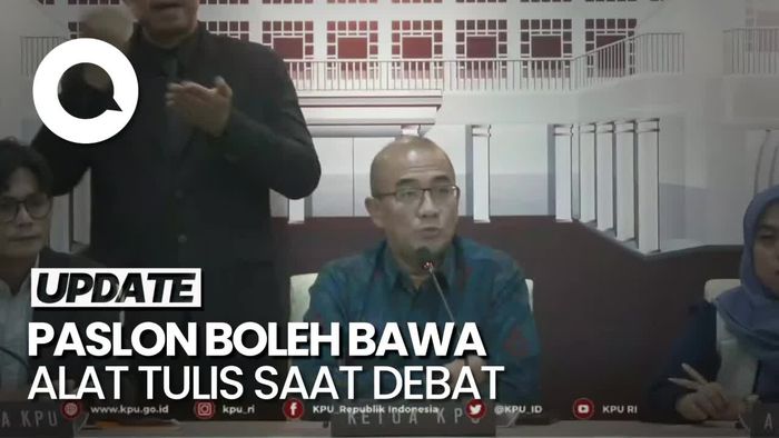 Debat Cawapres Disediakan Podium, Para Paslon Boleh Bawa Alat Tulis