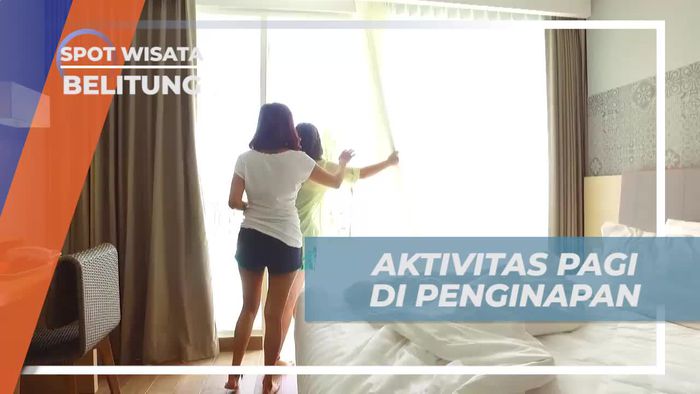 Memulai Hari Dengan Menikmati Pemandangan Laut Lepas di Penginapan Belitung