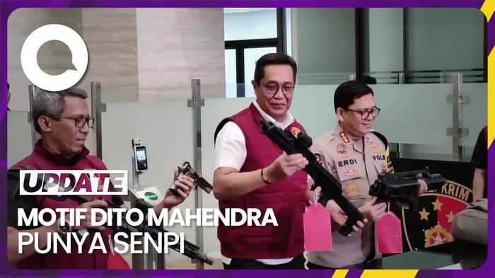 Dito Mahendra Koleksi Senpi Ilegal karena Hobi Menembak