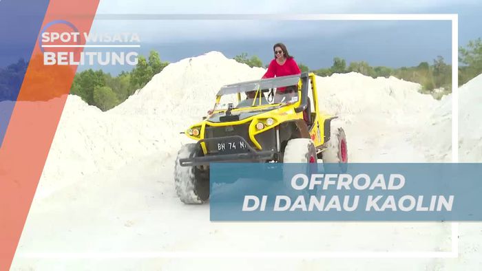 Mencoba Menaklukkan Lintasan Offroad Danau Kaolin Belitung 