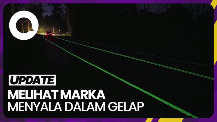 Australia Uji Coba Teknologi Marka Menyala dalam Gelap