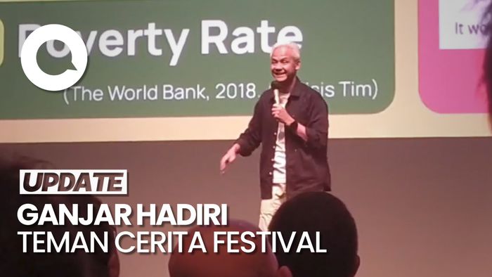 Ganjar Bicara soal Industri Kreatif di Acara Teman Cerita Festival