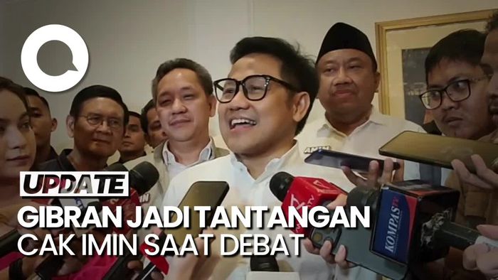 Cak Imin soal Debat Cawapres: Mas Gibran Tantangan Buat Saya