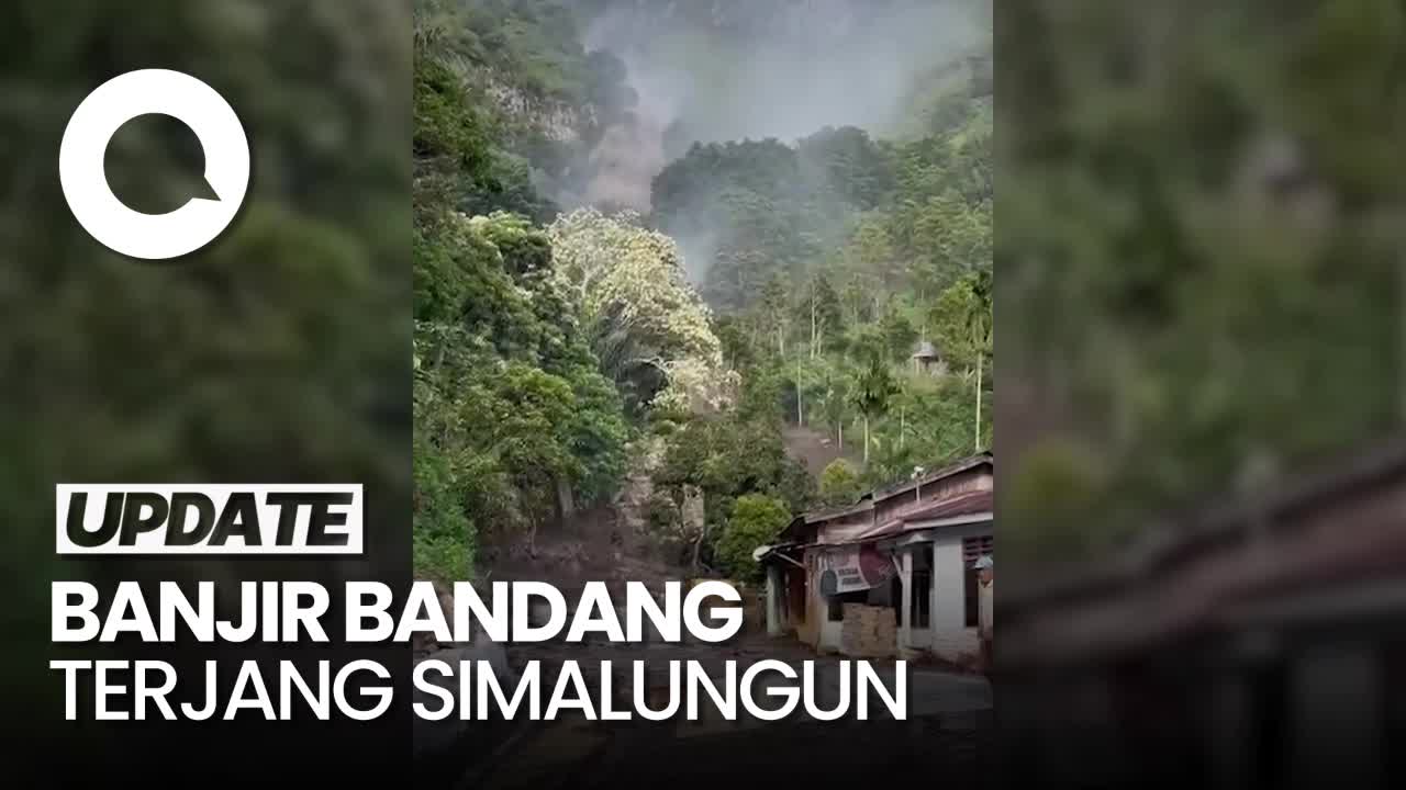 Penampakan Banjir Bandang Terjang Simalungun, Rumah-Makam Rusak