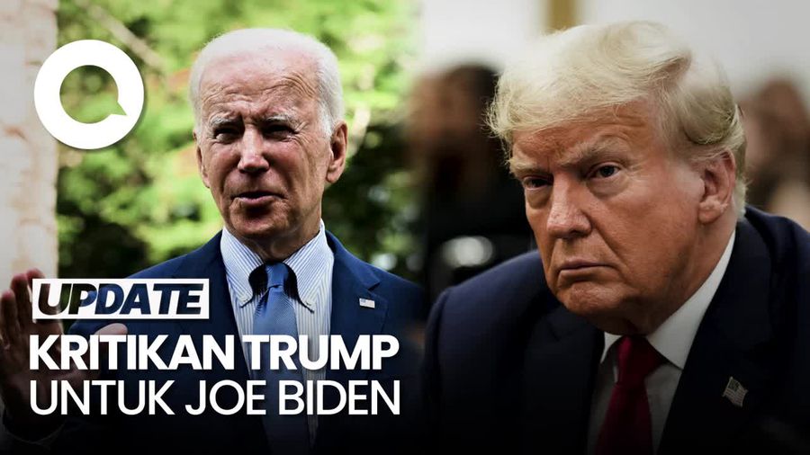 Trump Sebut Biden Si Bungkuk ber-IQ Rendah Jelang Pilpres AS 2024