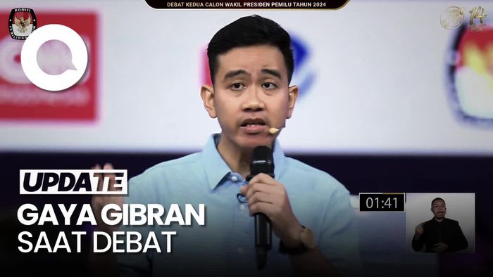 Gaya Gibran saat Debat: Tinggalkan Podium-Bakar Semangat Pendukung