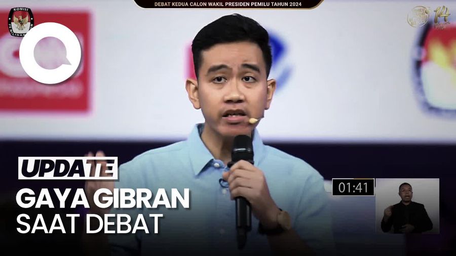 Gaya Gibran saat Debat: Tinggalkan Podium-Bakar Semangat Pendukung