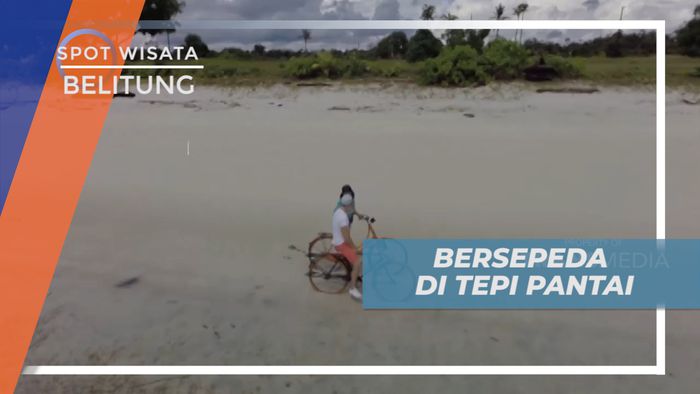 Menyambut Cerahnya Hari, Bersepeda Pagi di Tepi Pantai, Belitung