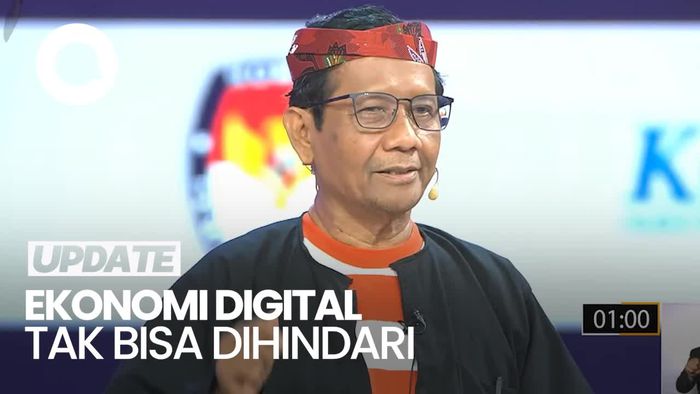 Mahfud soal Ekonomi Kerakyatan Digital: Tak Bisa Kita Hindarkan Tapi Hati-hati