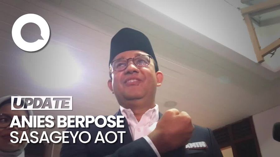 Anies Kasih Pesan ke Cak Imin, Tunjukan Pose Sasageyo