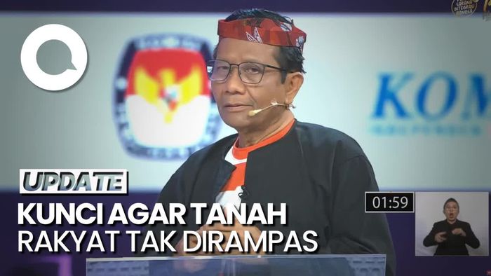 Mahfud: Penegakan Hukum Kunci Agar Tanah Rakyat Tak Dirampas Orang Lain