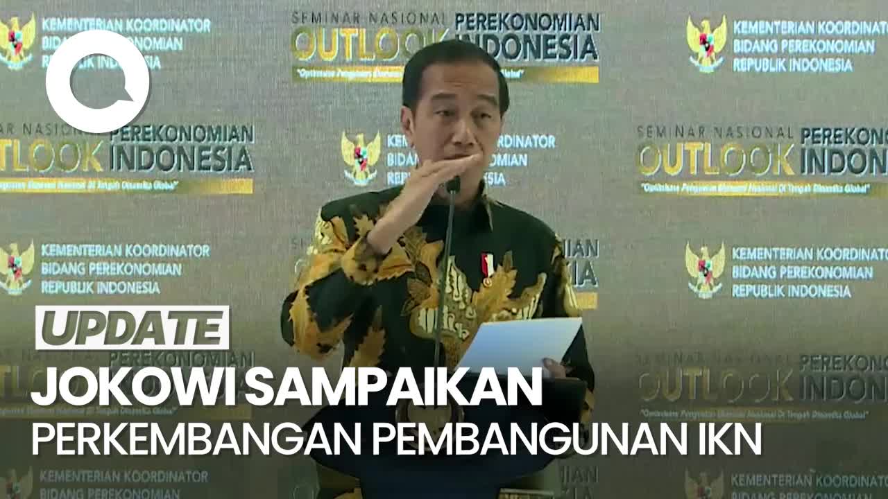 Jokowi Optimistis Sambut 2024, Cerita Perkembangan IKN