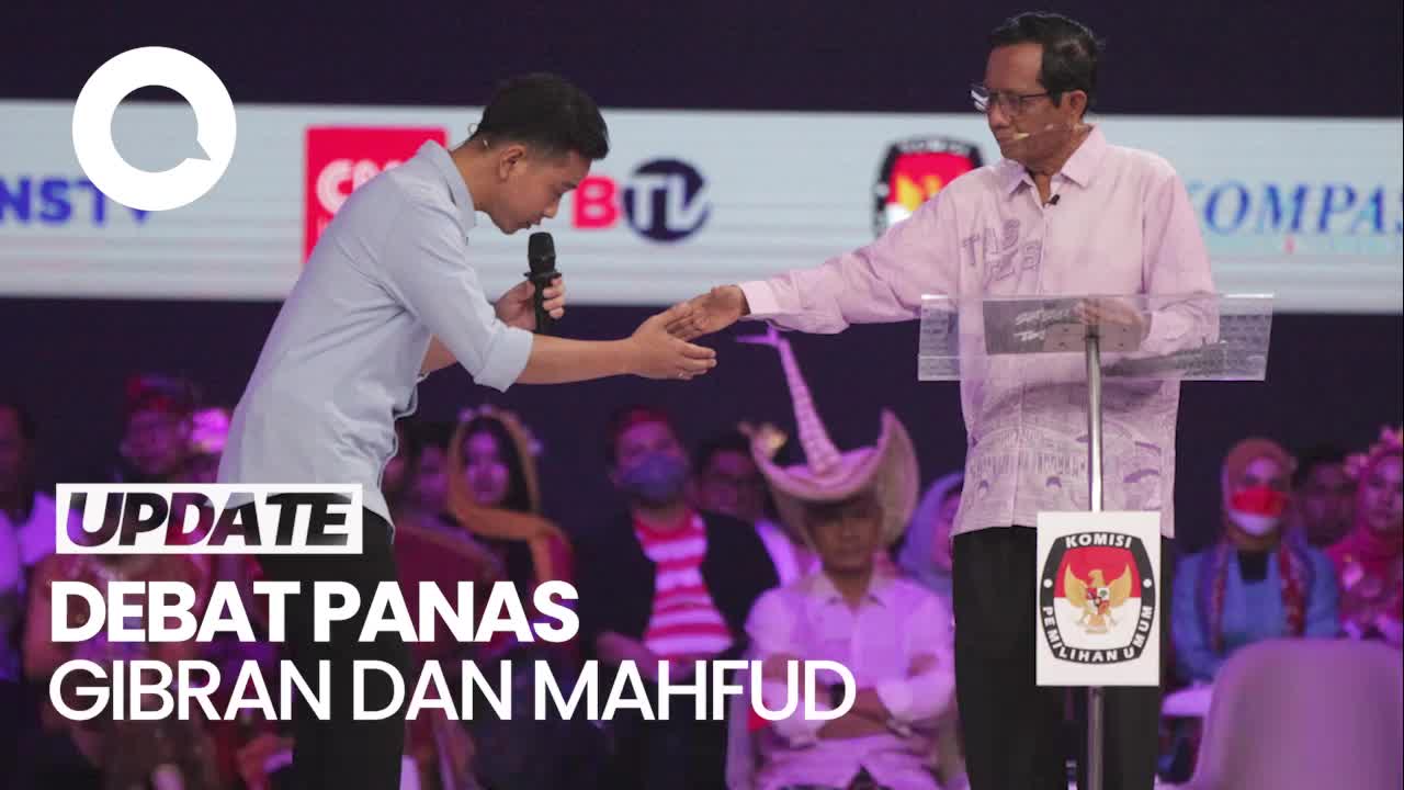 Momen Debat Panas Gibran Vs Mahfud Soal Pajak