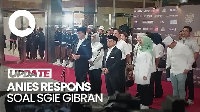 Anies soal SGIE: Publik Bisa Menilai Kualitas Pertanyaannya