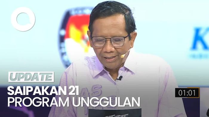 Kata Pemungkas Mahfud di Debat Cawapres: Siapkan 21 Program Unggulan