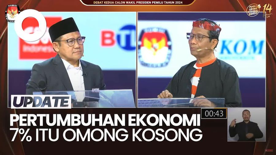 Soal Pertumbuhan Ekonomi 7%, Cak Imin: Bisa Jadi Itu Omong Kosong