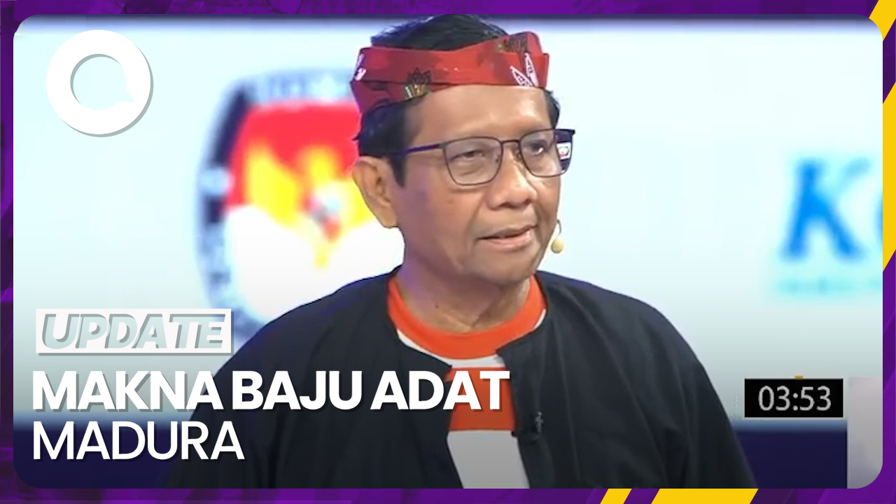 Arti Baju Pesa'an Yang Dipakai Mahfud MD Saat Debat Cawapres