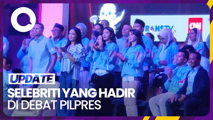 Sederet Artis Hadiri Debat Pilpres Kedua