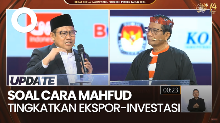 Tanggapan Cak Imin soal Cara Mahfud Tingkatkan Ekspor-Investasi