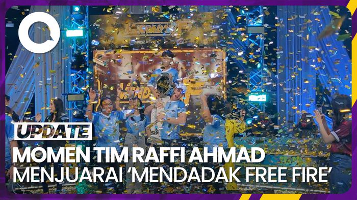 Tim Raffi Ahmad Kalahkan Tim Baim Wong di Mendadak Free Fire
