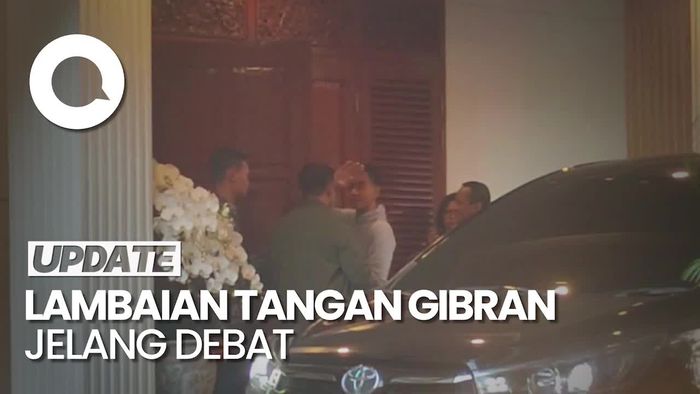 Gibran Tiba di Kediaman Prabowo Jelang Debat Cawapres 
