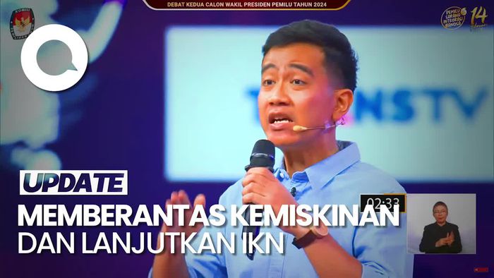 Visi-Misi Gibran: Lanjutkan Pemerataan Pembangunan dan Genjot UMKM