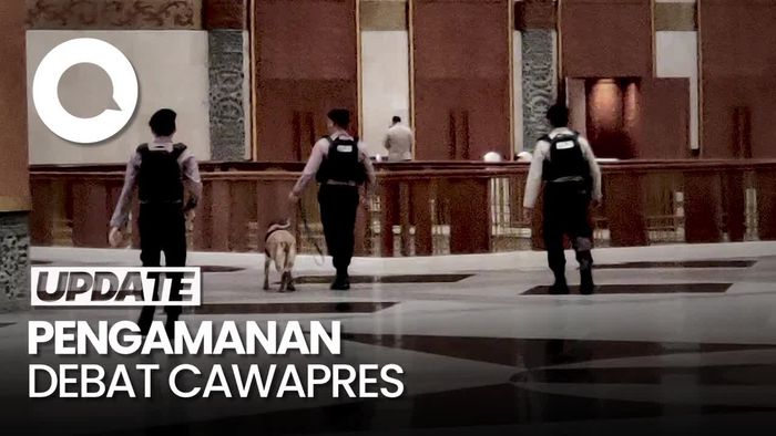 Polisi Turunkan Anjing Pelacak di Pengamanan Debat Cawapres