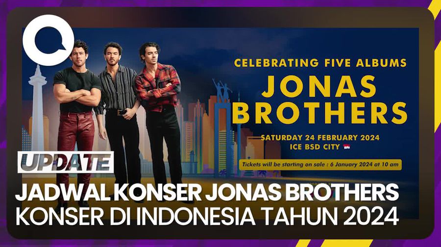 Jonas Brothers Bakal Manggung di Indonesia Bulan Februari 2024