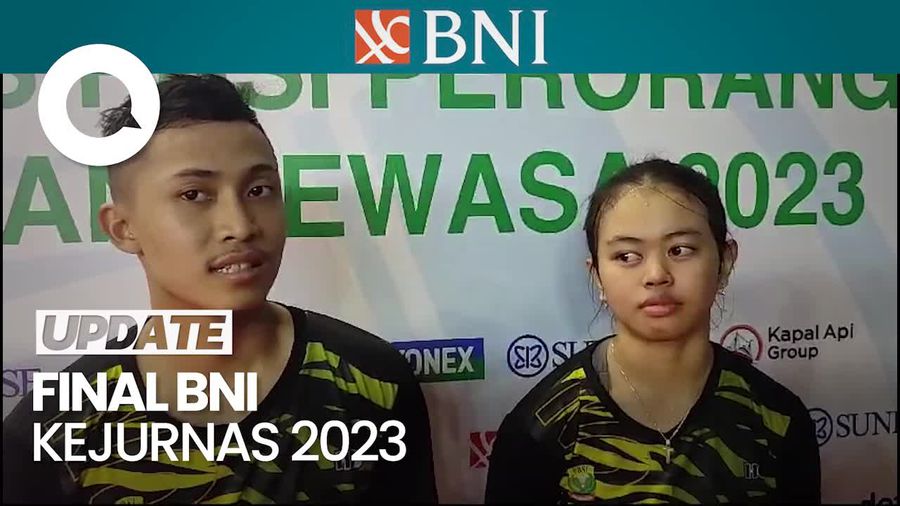 Sabet Juara! Kleopas-Rachel Nilai Lawan Final BNI Kejurnas PBSI Tangguh