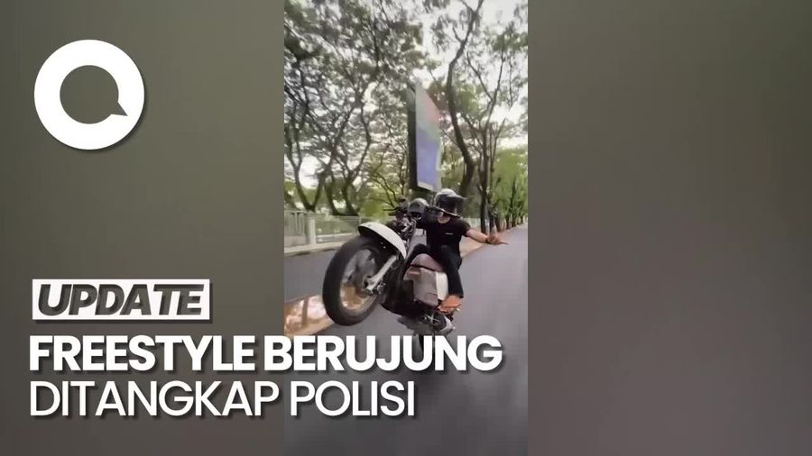 Aksi Pemuda Freestyle di Area Kantor Bupati Maros Berujung Ditilang