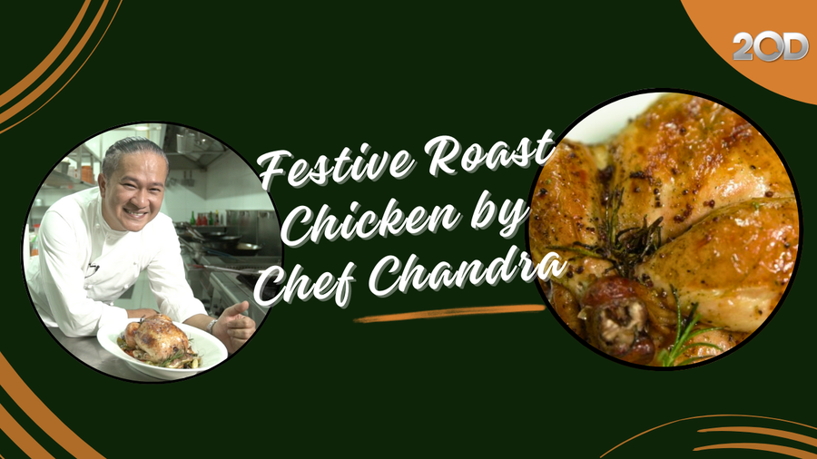 Resep Festive Roast Chicken, Menu Natal di Restoran Chef Chandra