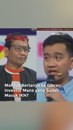Mahfud ke Gibran: Investor Mana yang Sudah Masuk ke IKN?