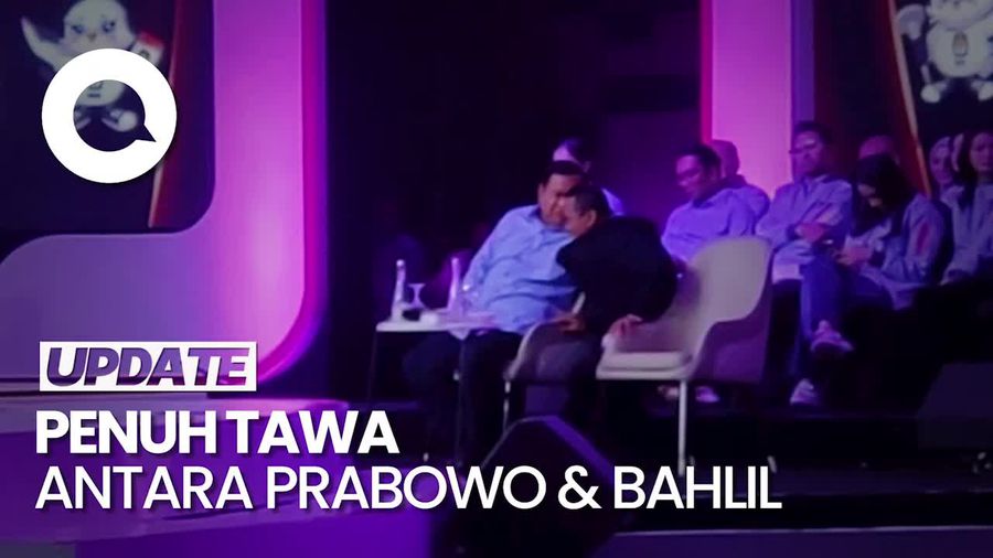 Viral Video Bahlil Ditarik Prabowo di Debat Cawapres, Ternyata Penuh Tawa
