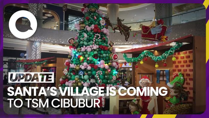 Sambut Keceriaan Natal, Santas Village Hadir di TSM Cibubur