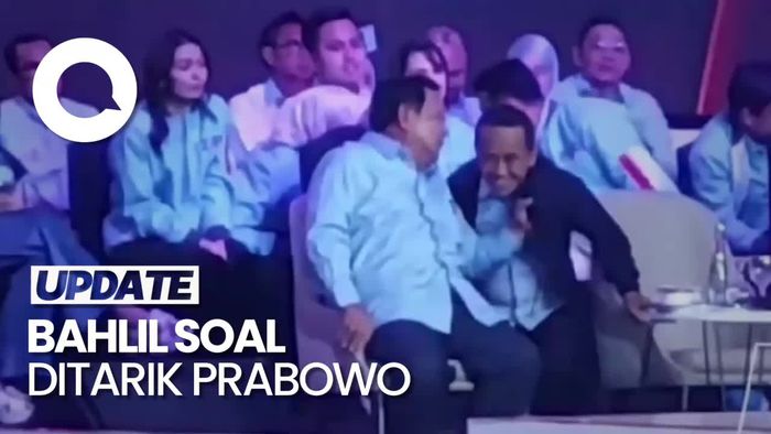 Bahlil Jelaskan soal Video Ditarik Prabowo di Debat Cawapres