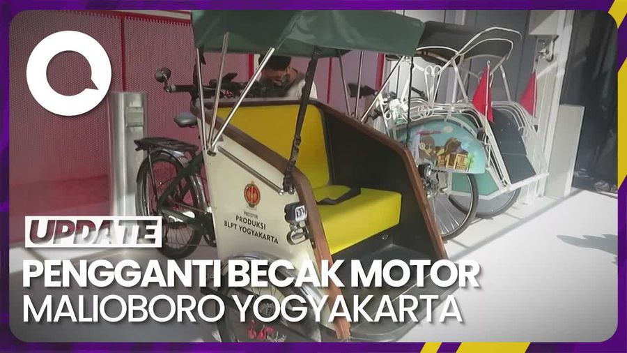 Melihat Becak Kayuh Listrik di Malioboro Yogyakarta