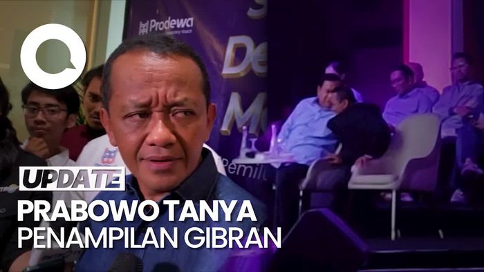 Isi Percakapan Bahlil dan Prabowo yang Viral saat Debat Cawapres