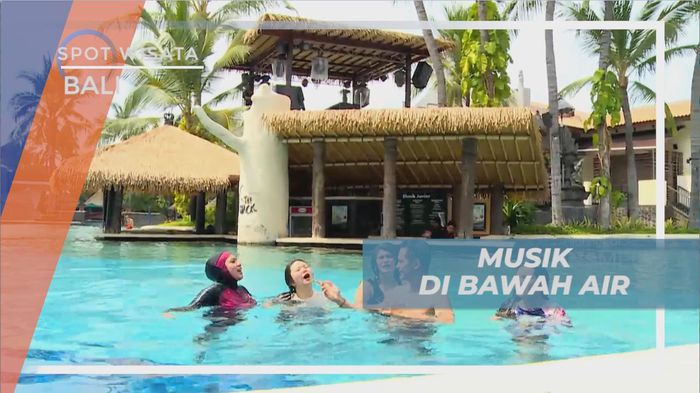 Sensasi Menikmati Alunan Musik Merdu Sambil Berenang, Bali