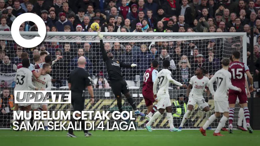 Kalah dari West Ham 0-2, MU Lanjut Puasa Gol di Empat Laga